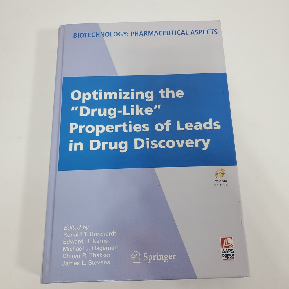 Optimizing the Drug-Like Properties of Leads in Drug Discovery Hardcover CD-ROM